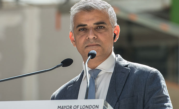 伦敦市长Sadiq Khan