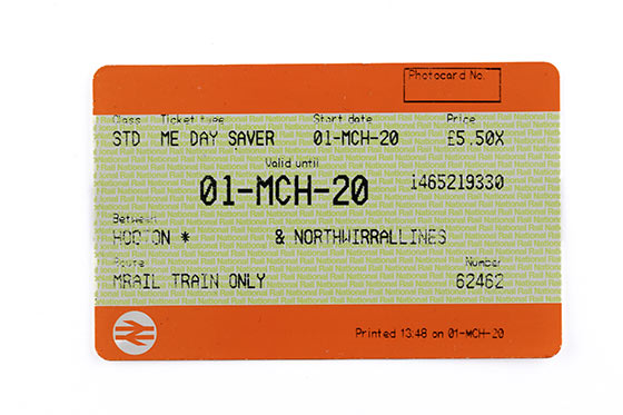 英国火车票信息
