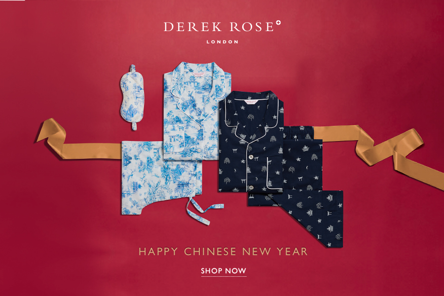 Derek Rose | 英国皇室穿的睡衣品牌独家10%OFF