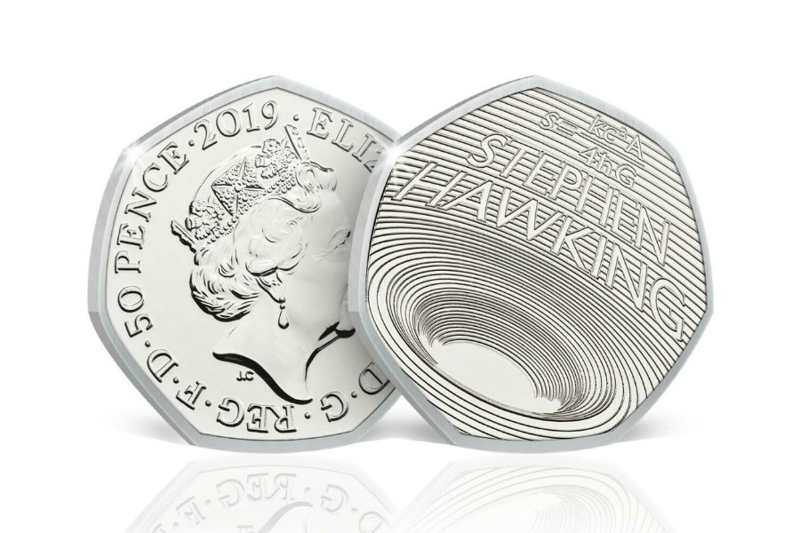 The Royal Mint | 霍金逝世一周年，英国皇家铸币局推出黑洞纪念币！