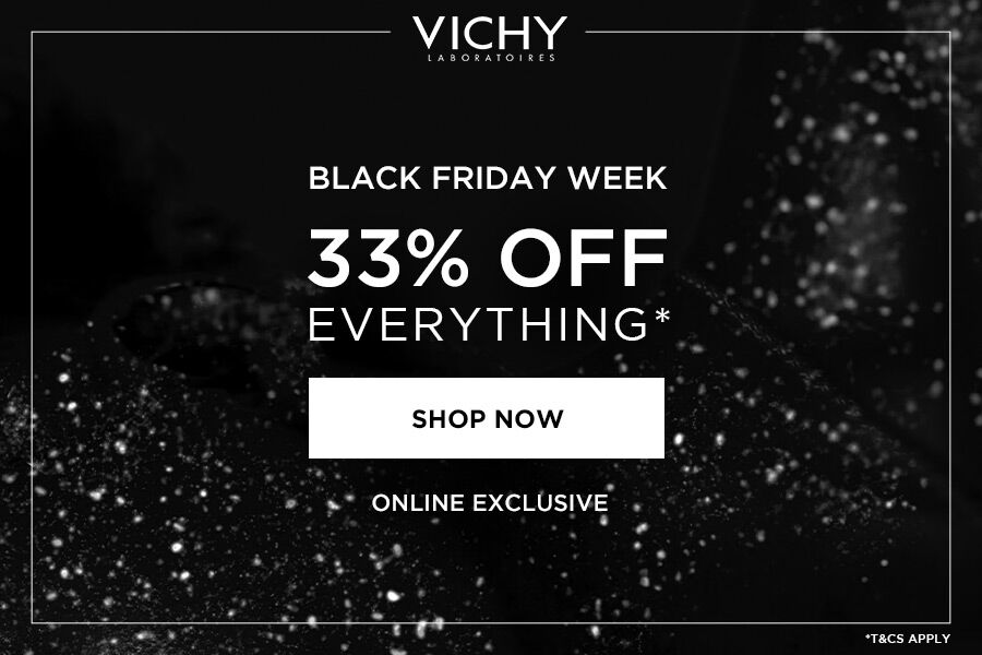 Vichy薇姿 | 法国药妆黑五独家全场67折+额外5%OFF,来入火山能量瓶!