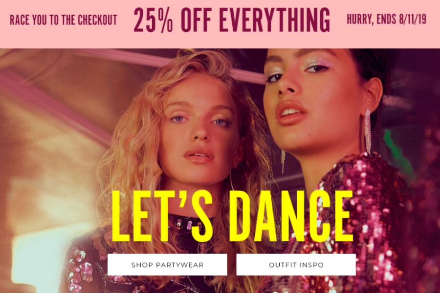 Miss Selfridges | 全站双十一限时25%OFF优惠中,秋冬服饰折扣入手!