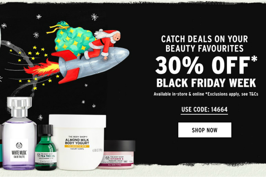 The Body Shop | 黑五折扣最后一天,明星单品7折+礼盒8折,来囤货!