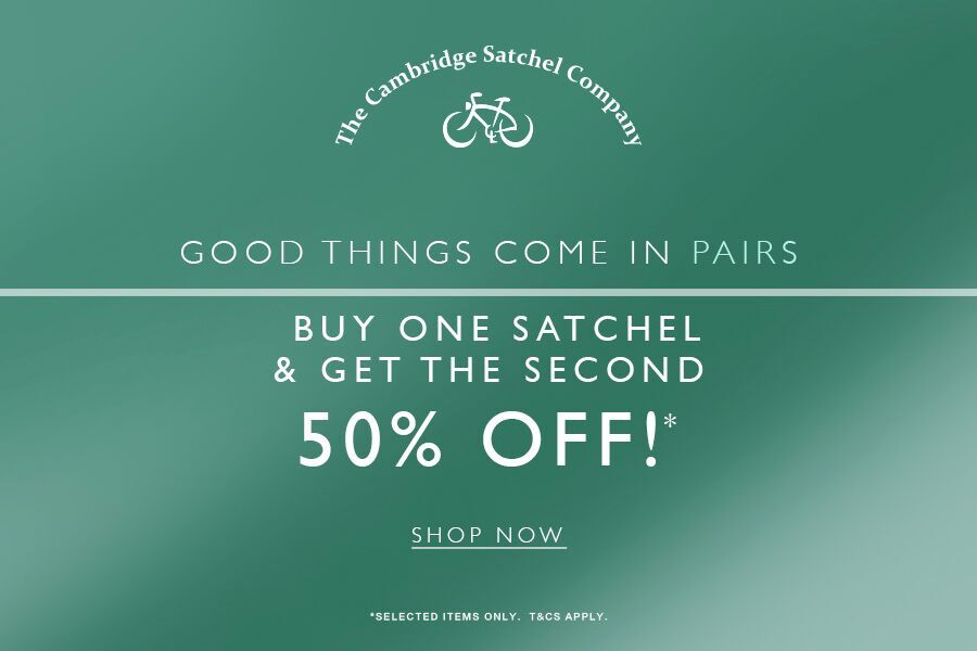 The Cambridge Satchel Company | 剑桥包双十一特惠第二件半价!