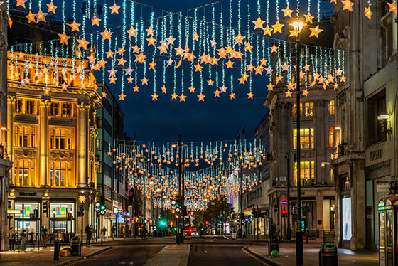 牛津街圣诞点灯
