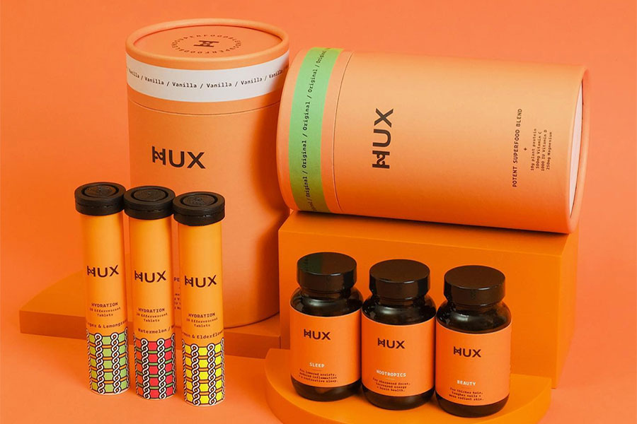 Hux Health新用户首单立减£10！来入助眠、益智胶囊、营养粉