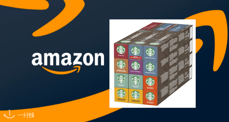 【Amazon闪促】星巴克咖啡胶囊120粒才£33！27p一杯咖啡开启每一天！