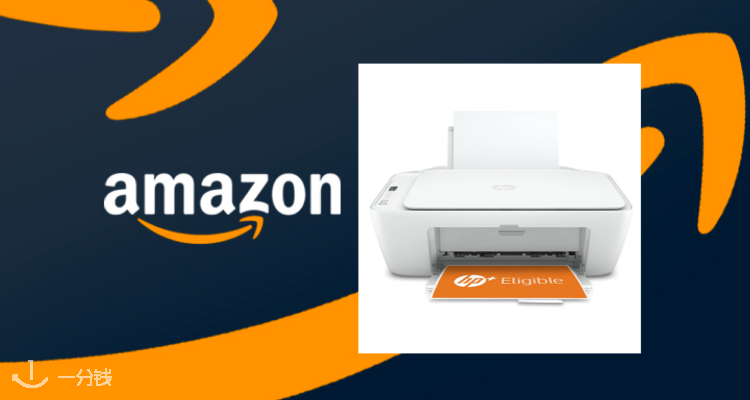 【Amazon闪促】惠普打印机53折好价，28镑收无线打印机+6个月墨盒！