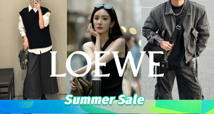 LOEWE3折起+叠85折！渔夫帽£229！针织£236！草编、饺子包🈶