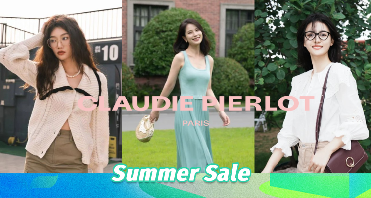 Claudie Pierlot 「5折合集」来袭+包邮！£99收法式小白裙