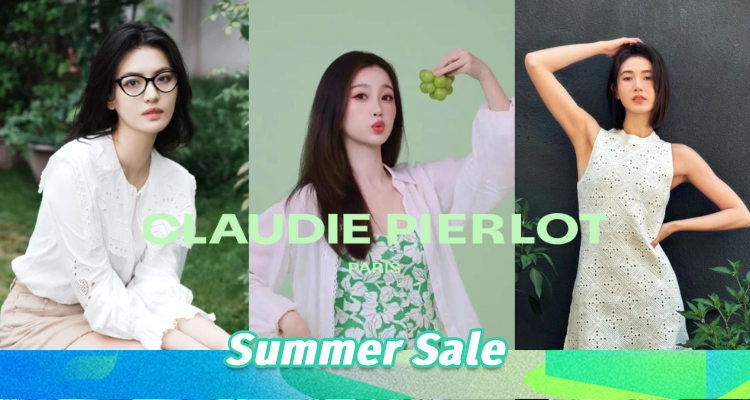 触底价！Claudie Pierlot官网☁️浪漫出逃夏促5折起+叠8折！🍏收虞书欣封面款衬衫！