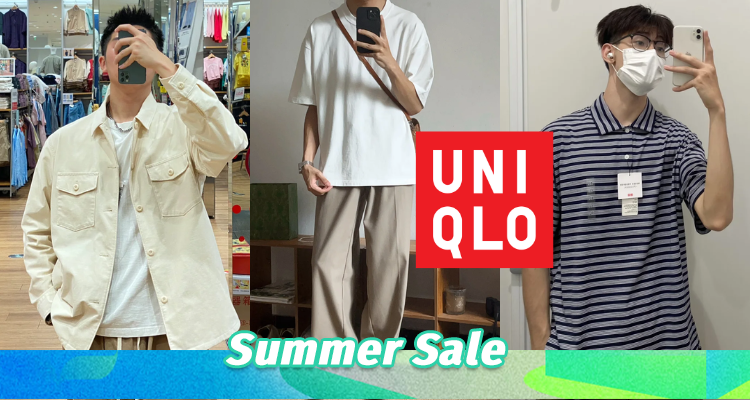 狂降☀️Uniqlo官网「男士🙋🏻合集」3折起+新人再减£10！£5.9收百搭白T！