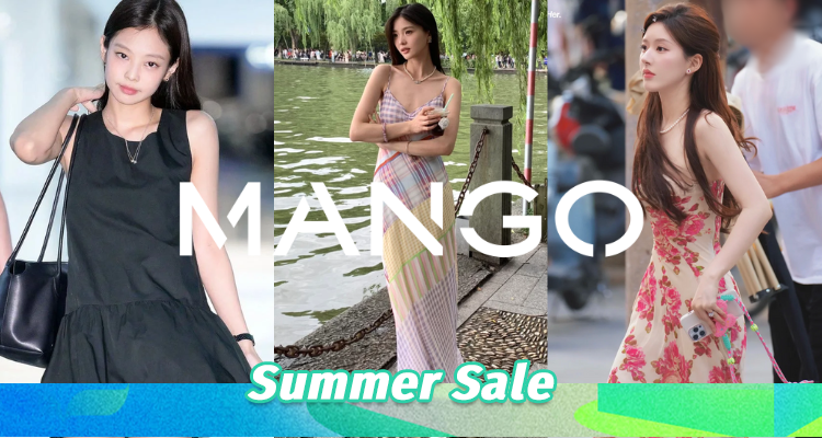 Mango女明星➕博主👸🏼同款连衣裙44折起！🌸£60收封面露思同款碎花裙！