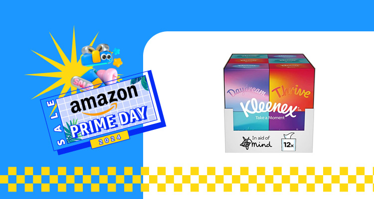 【Prime Day】Kleenex抽纸抄底价！12盒才£10.8，才90P一盒！速囤