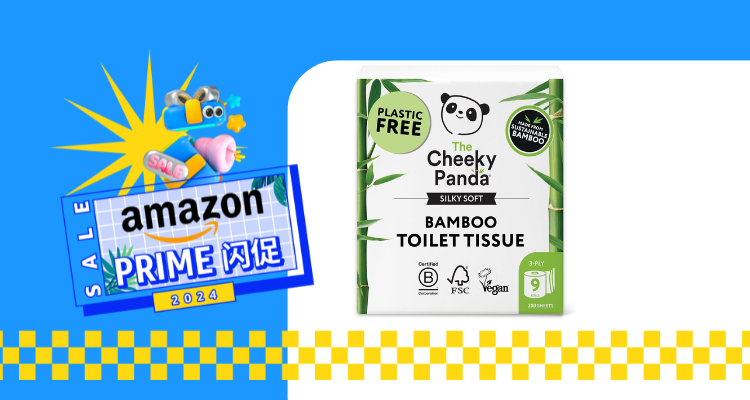 【Prime Day】快抢啊！9卷Panda纸才£4.75！竹纤维吸水性好还柔软