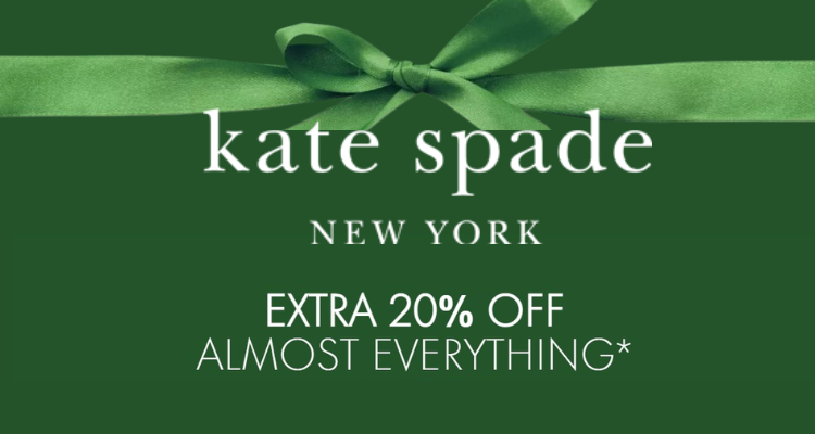 💚Kate Spade官网大促3折起+叠8折！托特包£87！🍪姜饼屋卡包£55！迪士尼联名🈶