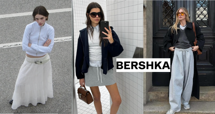 🫨十几镑的MiuMiu？Bershka官网5折起！Miu风毛衣£14、假两件开衫£16！£8收百搭长袖T