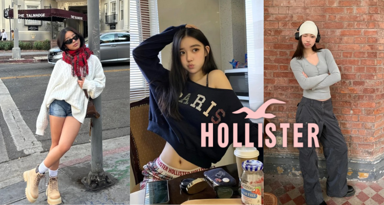 无门槛美式辣妹进阶手册📖Hollister大促3折起+叠7折💖超绝一字肩£11!Miu感毛衣针织£15!