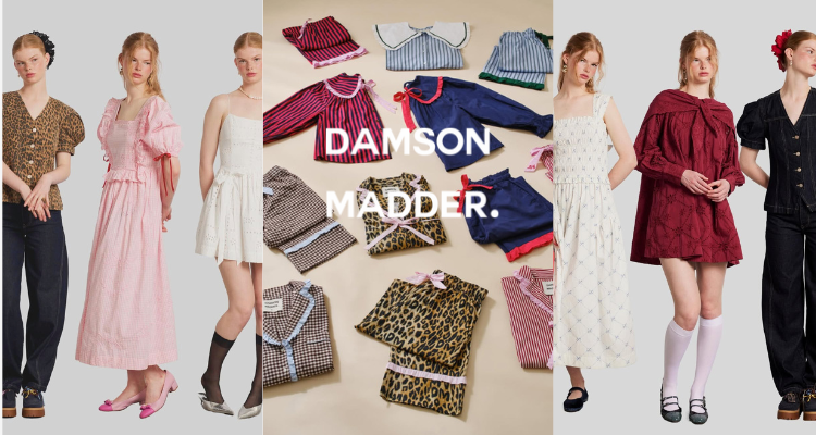英区时髦精的私藏店🎀Damson Madder官网4折起！格纹吊带裙£34！蛇纹斜挎包£24！