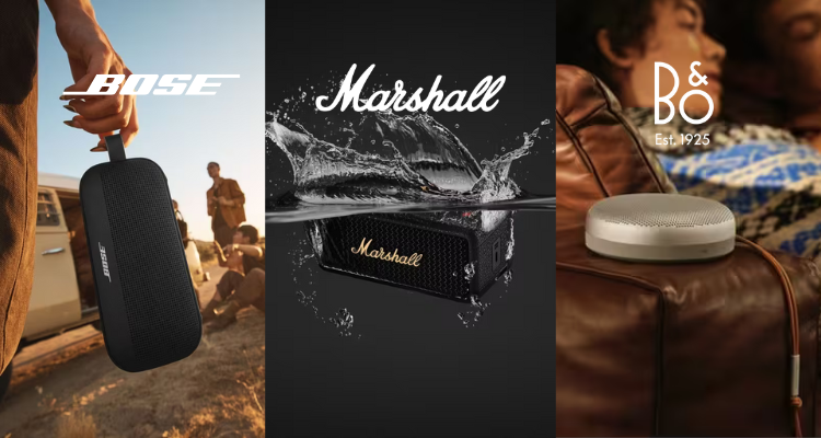 狂减🔥JohnLewis大牌音箱66折起🎵收马歇尔、B&O、JBL!£99入手Bose SoundLink Flex二代
