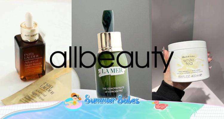 Allbeauty贵妇护肤2折清仓!娇韵诗双萃精华£52!雅顿白茶身体乳£14!雅顿粉胶30粒£20!