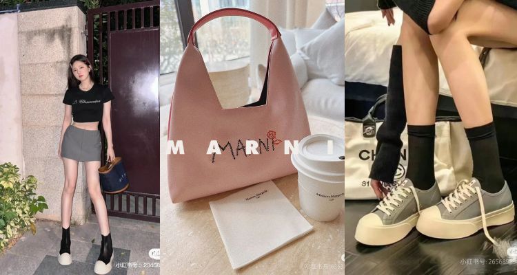 Marni史低4折起+叠9折!👛封面少女粉手提包£125!大头玛丽珍鞋£206!菜篮子£78速抢!