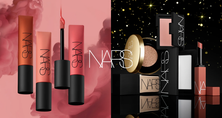 Nars官网全场75折+清仓7折💄定妆大白饼£26!空气唇霜£18!液体腮红£13!超方瓶粉底£31