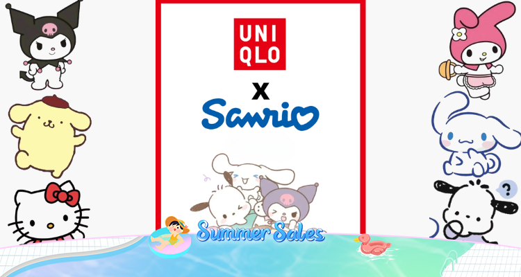 联名又降价啦❗️Uniqlo官网「优衣库 X 三丽鸥」变身萌感辣妹!✨£9.9收带bra背心!