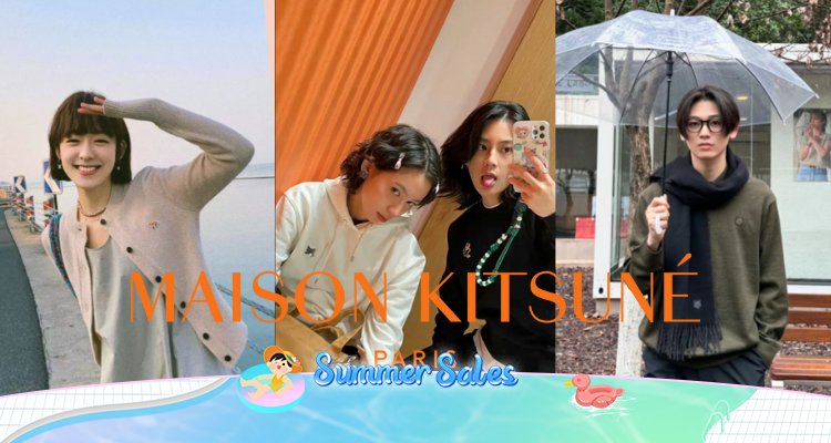 ⚠️前方有小狐狸出没🦊 Maison Kitsune 低至2折！超多经典款5折！T恤£35起！卫衣£49起！