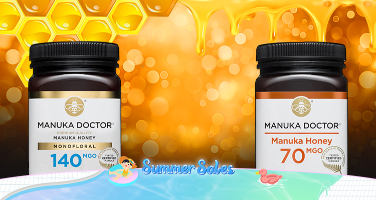 618就囤Manuka😼低至3折➕叠85折!£9收40MGO大罐蜂蜜500g!840MGO骨折价£21!国内要上千