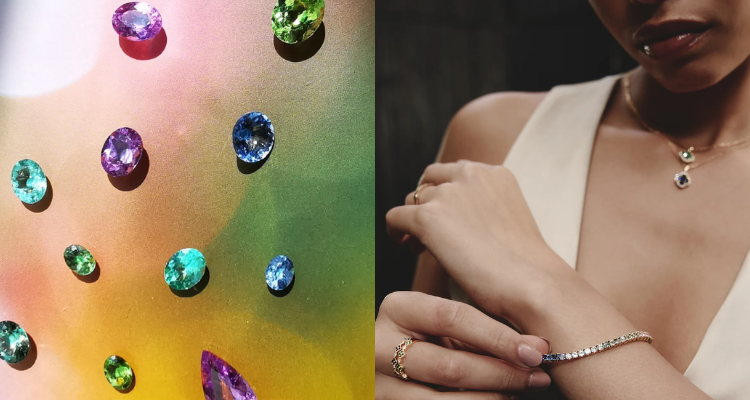 💎The Diamond Store 钻石商城「🌈彩宝戒指专场」点亮夏日璀璨！£135起收封面宝石钻戒！