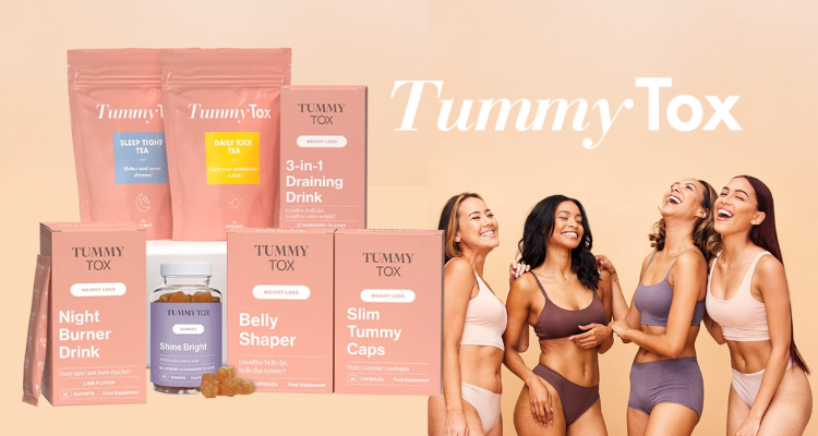 懒人友好瘦身减脂大礼包🎁Tummy Tox套装27折起👉🏼10天极速掉秤£27！夜间减肥饮料£13