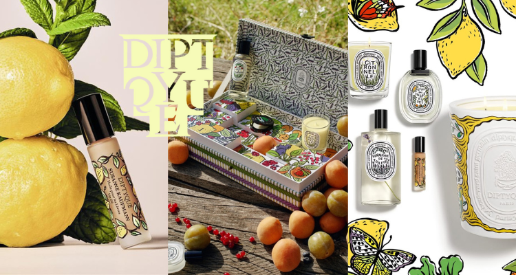 Diptyque夏日果园系列上线🍋送暖阳香水7.5ml+2小样!联名唇釉£36!柠檬草体香喷雾太撩人