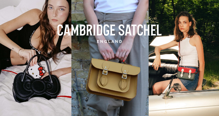 Cambridge Satchel官网夏促5折起🇬🇧Mini剑桥包£105！Tiny款才£54！Hello Kitty联名6折