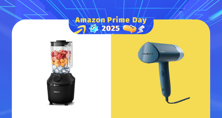 【Prime Day】英亚飞利浦5折起!电动除毛器仅£9、手持挂烫机£26!剃须刀、搅拌机都有好折
