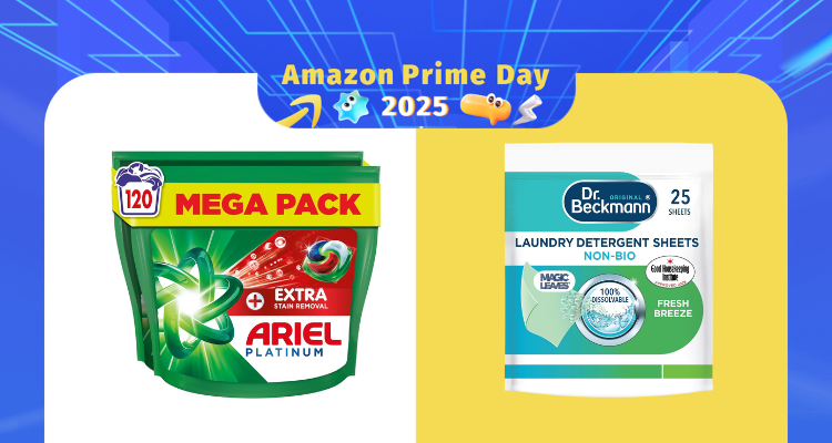【Prime Day】衣物洗涤69折起!碧浪洗衣凝珠120粒仅£24!便携洗衣片25片£3!