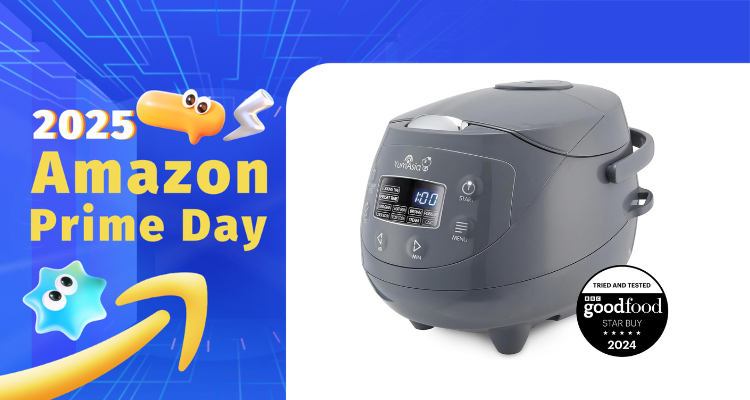 【Prime Day】Yum Asia小熊猫电饭煲直降£35!陶瓷内胆+智能控温!煮饭/蒸菜/煲汤/蛋糕