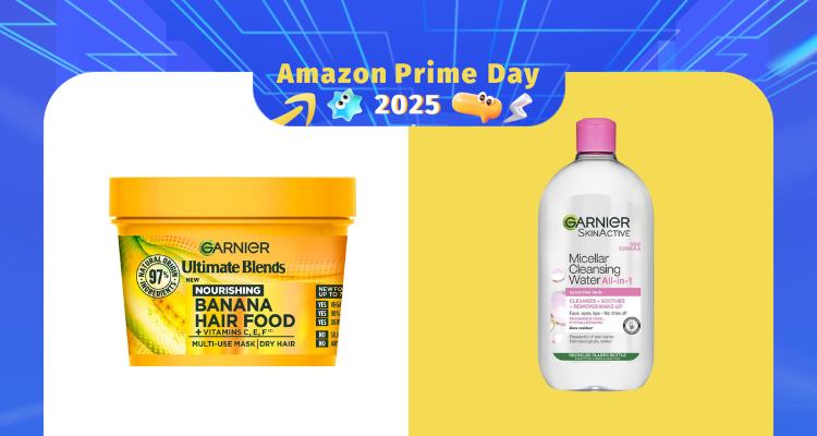【Prime Day】卡尼尔4折起!£4囤粉瓶卸妆水700ml💧400ml木瓜发膜£4!美白精华£6!