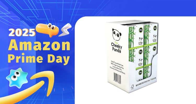 【Prime Day】最后一天🐼Panda抽纸一盒才£0.62嘎嘎低!竹纤维柔软不掉屑!