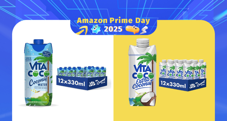 【Prime Day】Vita Coco低至56折!330ml椰子水12瓶才10镑!清甜不腻口!椰子鸡做起来