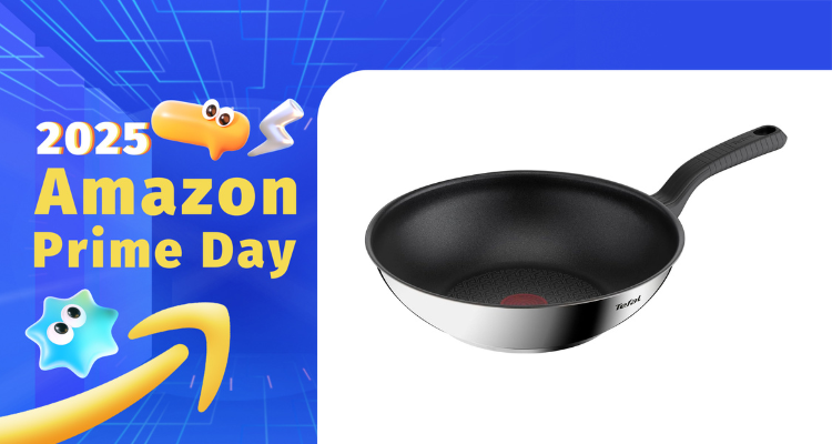 【Prime Day】适合中国人的大炒锅!Tefal红点不沾锅£19.99收🍳又大又深,留子炒菜必备