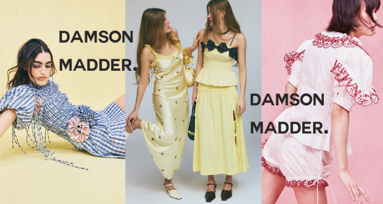 时髦小众牌🎀Damson Madder官网大促升级！4折起➕叠9折！连衣裙£31起！封面款都有！