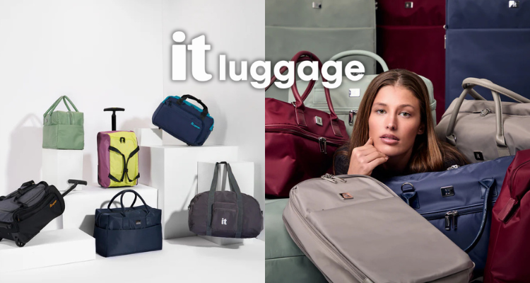 IT Luggage闪促5折起！£6收可折叠背包24L！40L软壳登机箱£30超轻可扩容✈️帮你省行李额
