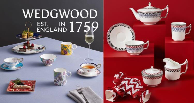 【降价上新】奢牌骨瓷Wedgwood官网清仓3折起+叠85折❗️☕️封面茶杯碟套装£30！餐盘£4起