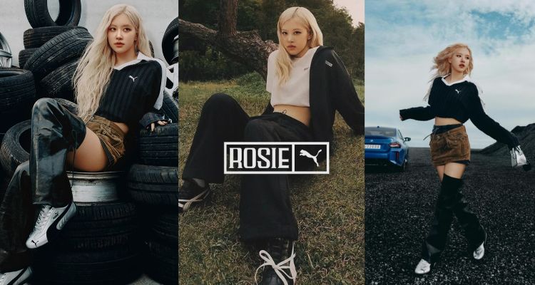🌹PUMA x ROSÉ 联名系列开售！BLINK必冲！又帅又仙的Speedcat太绝了！