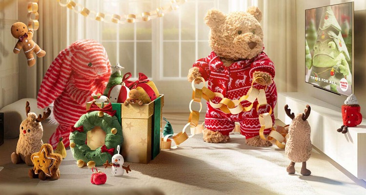 Jellycat上新圣诞款！£20拿下👉蝴蝶结巴塞罗熊、邦尼兔挂件🎀、毛绒小企鹅！补货速收