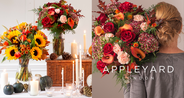 💐秋季新花束上架！Appleyard花艺大促5折起！仪式感惊喜🌻明天就送到家💌免费定制贺卡