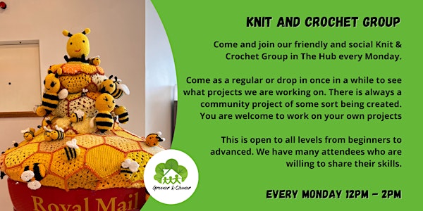 Knit & Crochet Group 伦敦来了！每周一午后，和手作爱好者一起享受温馨编织时光