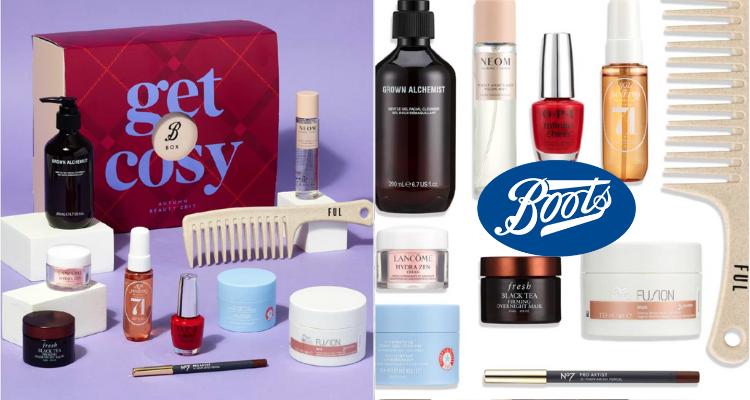 🍂Boots秋季美妆盒杀疯了!£40收£207💰8件正装!Fresh红茶面膜、兰蔻日霜、FAB都在