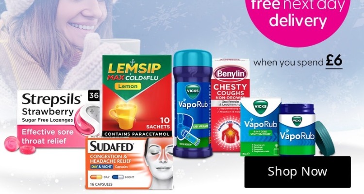 英国感冒季救命贴🤧Superdrug感冒灵/喉糖/通鼻神器一站式购齐！满£6隔日免费送到家📦